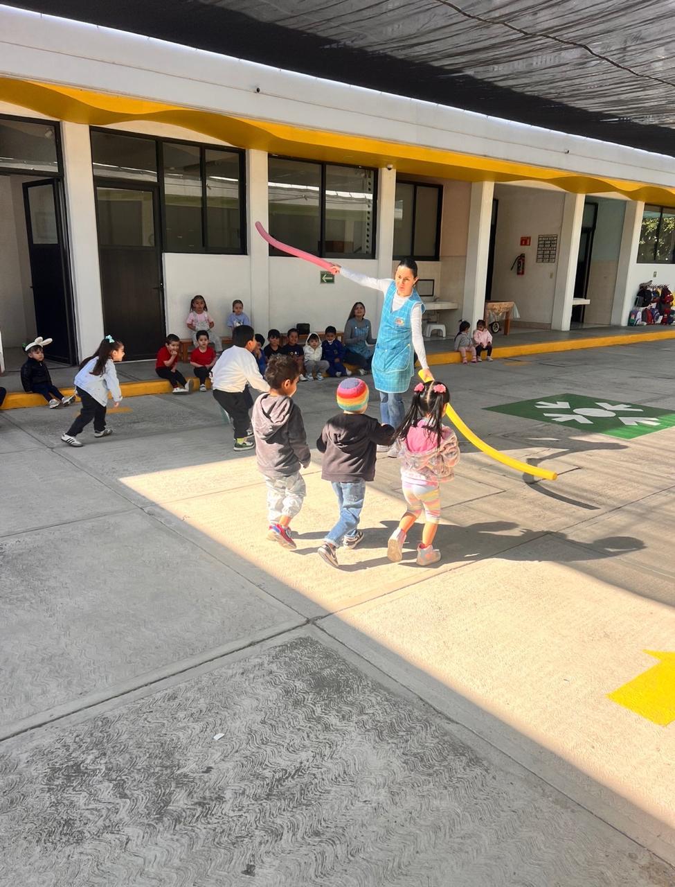 Actividad de motricidad con listones
